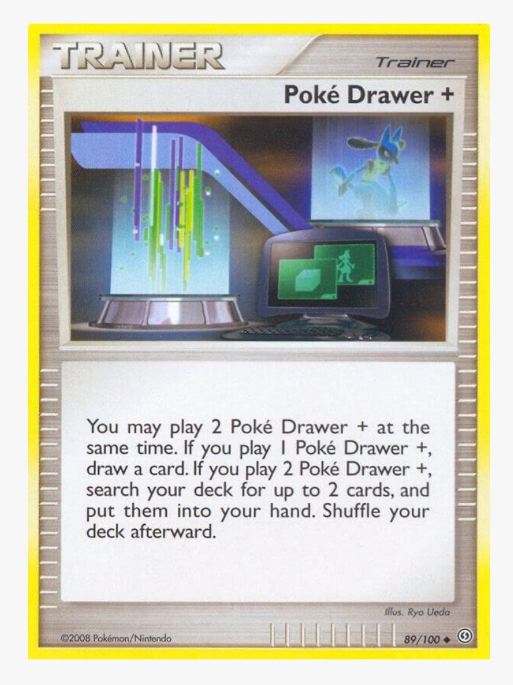 Poke Drawer + Stormfront Pokemon Trading Card